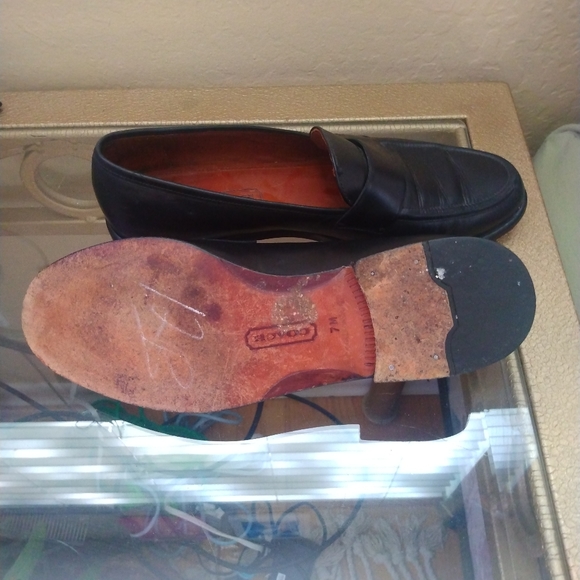 7M Black Coach loafers - Picture 3 of 4